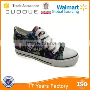 2016 Women Increasing Canvas Shoes Flower Printing Shoes thumbnail-4