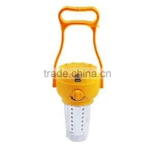 Plastic Solar Lantern With Solar Phone Charger thumbnail-4