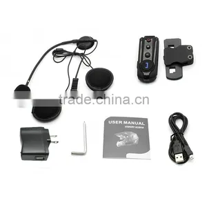 BT-S1 New Product Hotsale Motorcycle Headset Bluetooth Intercom/motorcycle Helmet Bluetooth Headset/intercom thumbnail-2