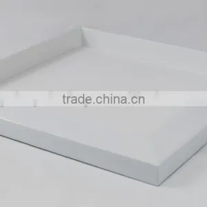 White MDF Wooden Tray For Watches Small Wood Tray WZ143 thumbnail-1
