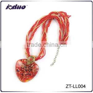European Fashion Women Glass Necklace 2016 thumbnail-1