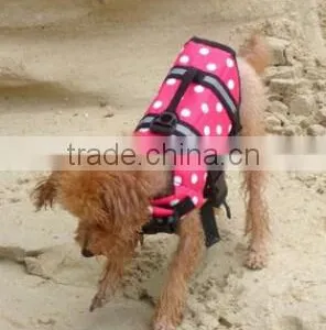 Wholesale Colorful Safety Nylon Fabric Fashionable Pet Life Jacket PT170 thumbnail-3