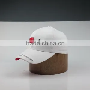 White Ski Sports Caps Flat Embroidery Sports Cap Customized thumbnail-3