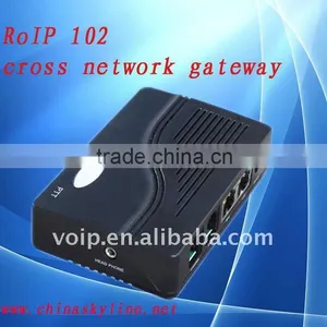 RoIP 102,sip Server,Cross Network Gateway/voip Gateway for Voice Communication thumbnail-1