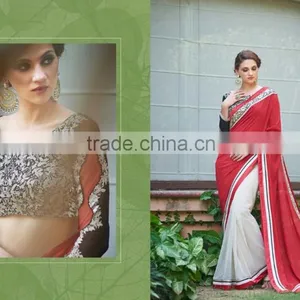 Summer Party Wear Bridal Collection Saree thumbnail-5
