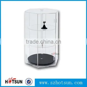 Online Store Bedroom Furniture Deluxe Top Selling Clear Jewelry Display Cabinets thumbnail-3