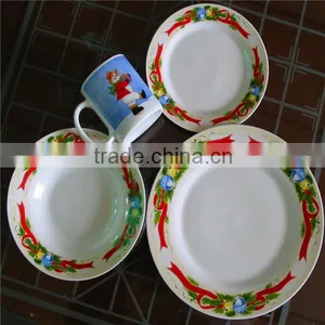 Ceramic Material and FDA,CIQ,CE / EU,SGS Certification 16pcs Glazed Ceramic Dinnerware thumbnail-5