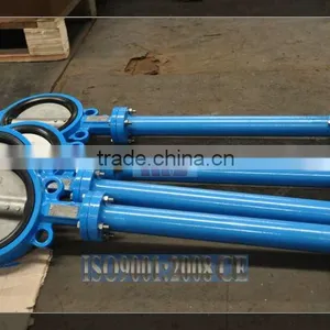 DN50-DN2400 PN1.0/1.6 Extension Rod Butterfly Valve thumbnail-1