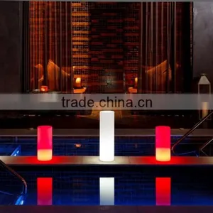 Floor Standing Lamps Decorative Cylinder Lamp Led Eco-friend Furniture/walkway Stand for Hotel Outdoor Decoration thumbnail-2