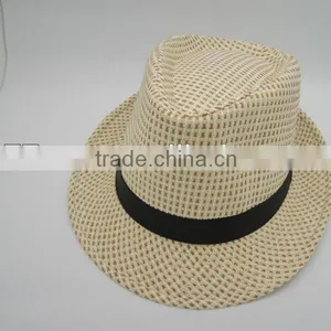 Fashion Straw Bowler Hat For Sales Manufacturer thumbnail-1