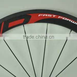 2015 New Arrival Ffwd 700C Clincher Carbon Fiber Wheelset Chinese Bike Wheels High-profile Carbon Wheels thumbnail-4