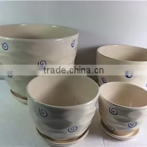 Good Quality Hot Sale Cheap Ceramic Flower Pot for Garden thumbnail-2