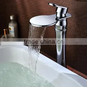 Kaiping Faucet Supplier Wholesale Chrome Waterfall Basin Faucet, Kaiping Basin Faucet Price With Good Quality thumbnail-3