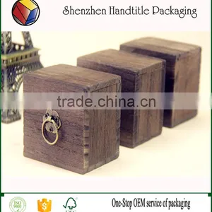 OEM Handmade Luxury Wooden Watch Box Laser Cutting Logo thumbnail-3