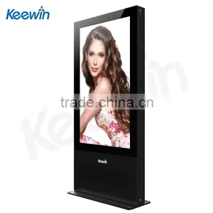 55inch 2500nits Fan-cooling Floor-standing LCD Advertising Outdoor Kiosk With Double Screen thumbnail-2