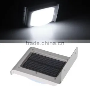 Solar Power Motion Sensor White 3528 SMD 16 LED Light Blub Lamp Garden Security thumbnail-1