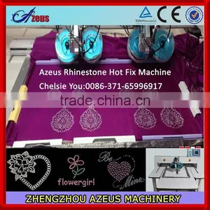 2014 Fast Working Speed Apparel Machinery Automatic Rhinestone Design Machine thumbnail-1
