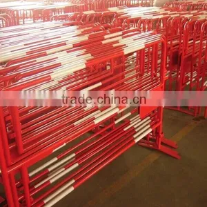 P[owder Coated With Reflectived Tape Warning Steel Construction Barricade thumbnail-4