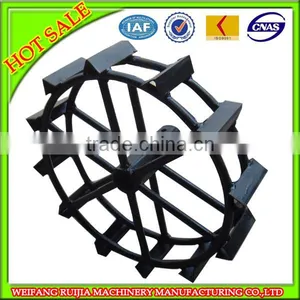 2014 NEW PRODUCT Paddy Wheel Use for 8-15hp Two Wheel Walking Tractor,101model Iron Wheel for Sale thumbnail-1