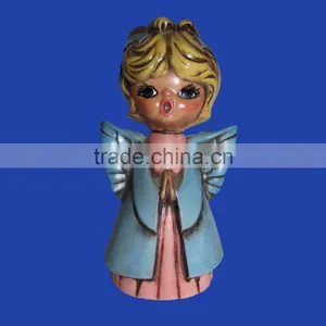 New Products Custom Resin Christmas Singing Angel Figurine thumbnail-1