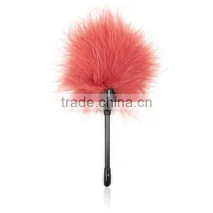 Sex Toy for Girl Sex Feather Tickler for Girl Soft Feather Tickler for Sex Game Red Feather Tickler With Soft Feather,19cm thumbnail-2