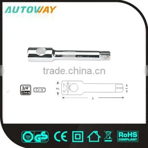3/4" 19mm Dr. Full Polished CRV Extension Bar thumbnail-1