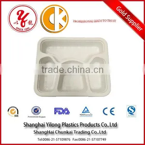Eco-Friendly PP Divided Disposable Plastic Fast Plastic Food Container thumbnail-1
