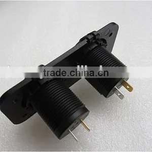 Car/motorcycle/snowmobile Panel Dual USB Socket 5V thumbnail-5