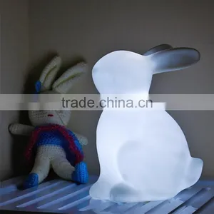 Easter Decoration Bunny Colorful Lamp Mini Sensor Night Light for Children Lights thumbnail-1