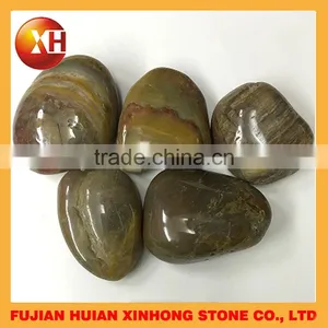 Top Product! Natural Yellow Pebble Stone Glow in the Dark thumbnail-6