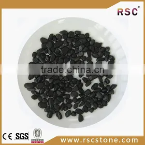 1-2cm Black Polished Pebble Stone Placemats thumbnail-1