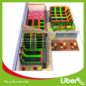 Commercial Indoor Trampoline Park Equipment Cost thumbnail-2