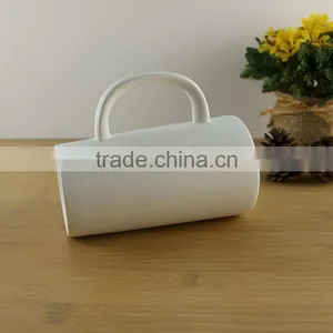 475ML White Thick Tall Porcelain Coffee Milk Mugs thumbnail-5