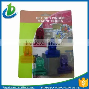 Trade Assurance Colorful Magnetic Plastic Spring Clip thumbnail-1