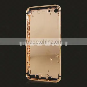 Rose Gold Plated Mirror Back Cover, 24k Gold Plated Pink Housing for IPhone 7 thumbnail-2