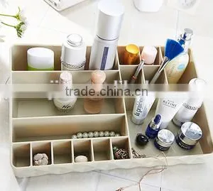 Wholesale Stock Small Order Desktop 15 Lattices Cosmetic Plastic Storage Box thumbnail-5