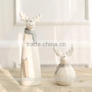 Funny Christmas Resin Santa and Reindeer Christmas Craft thumbnail-4
