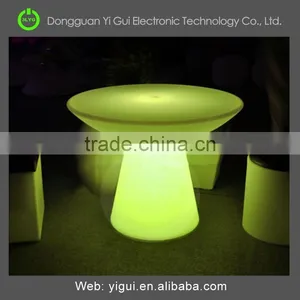 Plastic Material and Commercial Furniture General Use Glowing Dining Tables thumbnail-1