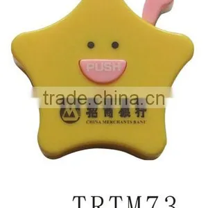 Promotional Cheap Smile Star Shape Tape Measure thumbnail-1