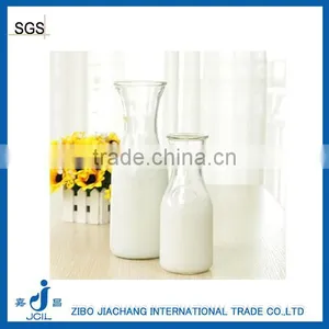 Thin Stemless Water Pitcher Bulk Milk Glass Bottle thumbnail-1