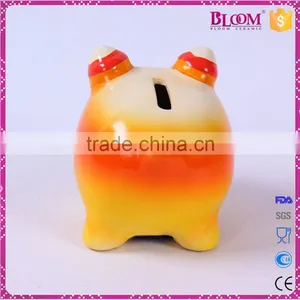 High Quality Custom Ceramic Pig Shape Money Bank thumbnail-3
