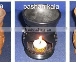 Hand Carved Soapstone Aroma Lamp thumbnail-1