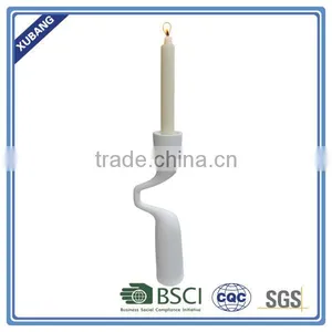Big Sale Handmade Poly Resin Unique Tube Candle Holder thumbnail-1