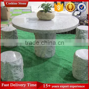 Polished+split Outdoor Granite Stone Table and Chair Seat thumbnail-1
