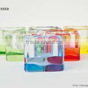 Plastic Acrylic Votive Crystal Candle Holder Decorations thumbnail-4