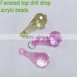 Clear Acrylic Diamond Shape Crystal Bead Accessories Hanging Wedding Decorations thumbnail-6