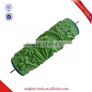 Green Color Soft Rubber Roller Paint Brush Roller Pattern Paint Roller thumbnail-1