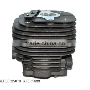58MM Cylinder and Piston Kit 13 Fins for MS 070 Chainsaw thumbnail-1