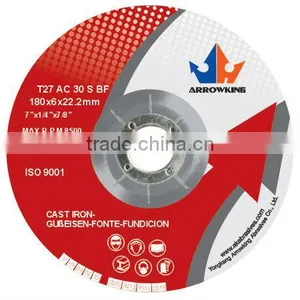 7'' 180x6x22.2mm DC Resin Reinforced Grinding Wheel &disc for Metal thumbnail-1