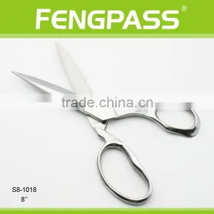 S8-1018 20.3cm 2Cr13 Stainless Steel Blade With Zinc Alloy Handle Tailoring Scissors thumbnail-2